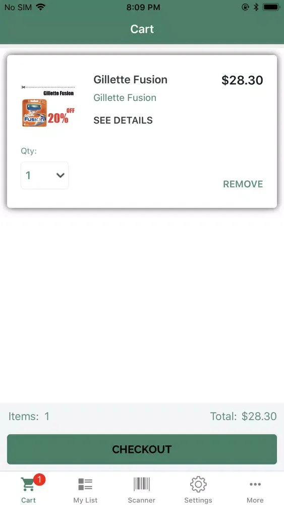 Tangkapan skrin Coborn's Shop Scan & Go