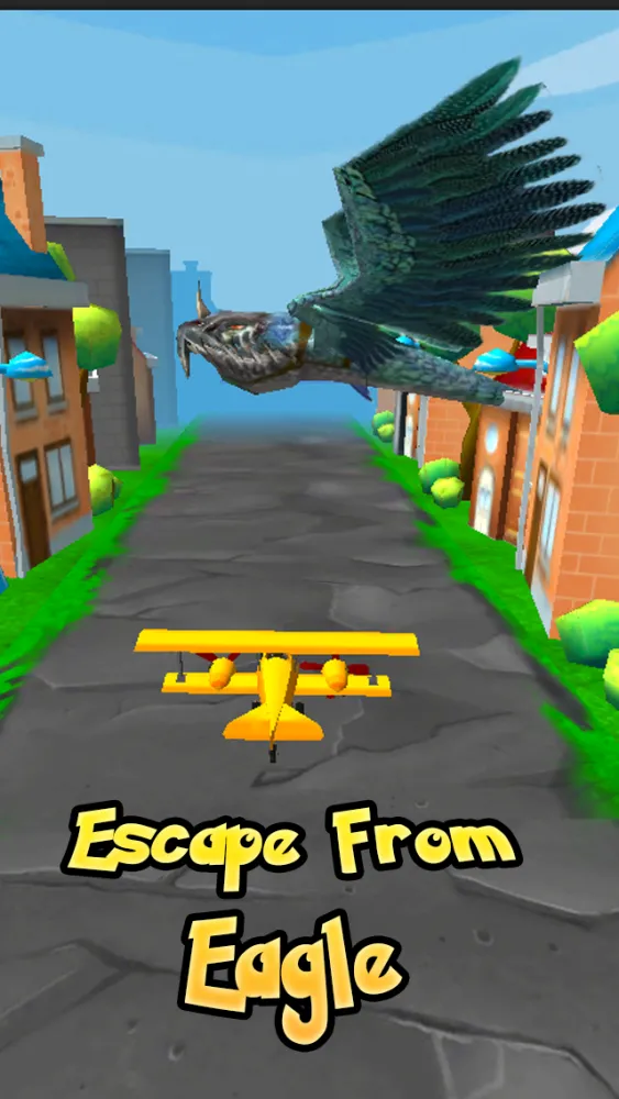Arcade Kid Runner - Endless 3D Flying Action with War Plane - Free To Play for Kids应用截图