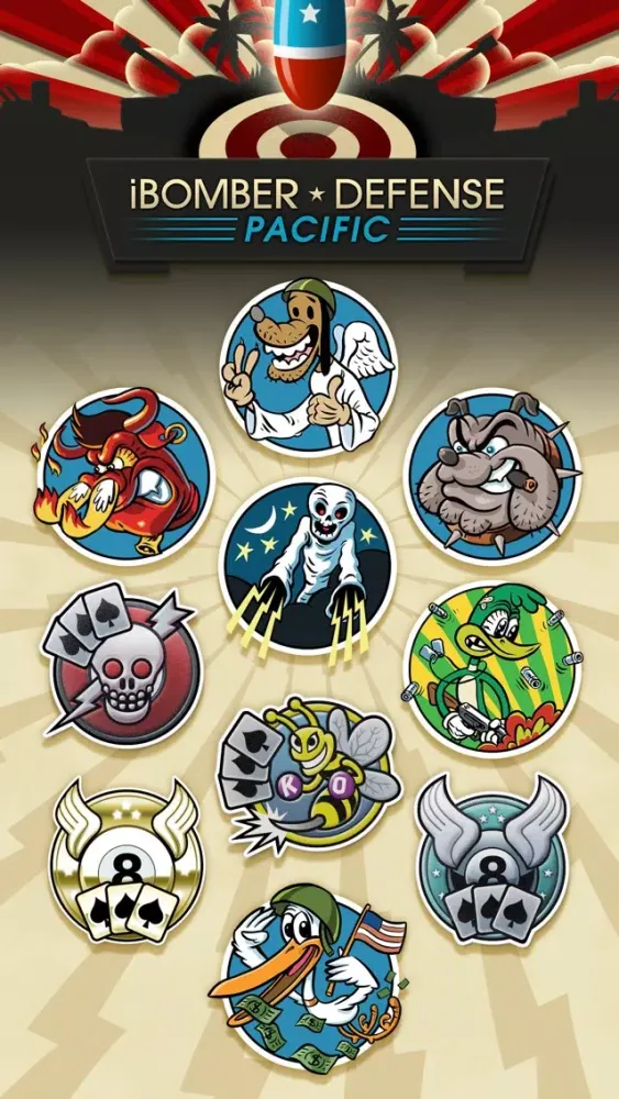 Capturas de tela do iBomber Stickers