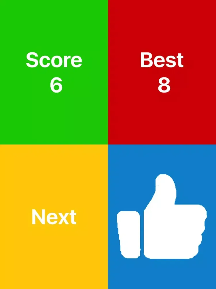 Simon Says Color Game iPad  Screenshots