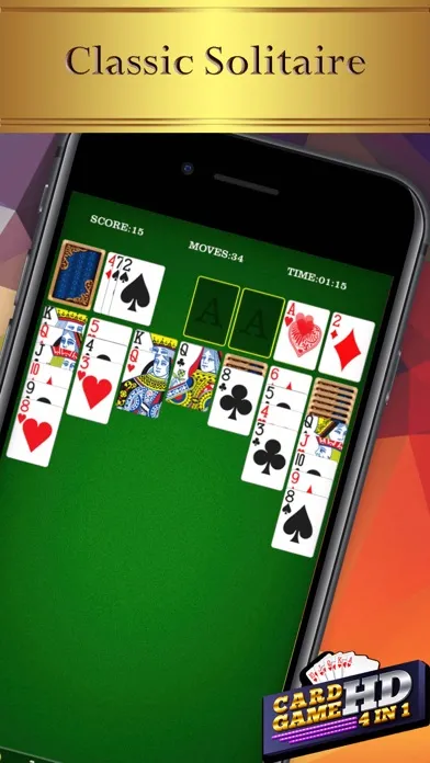 Zrzuty ekranu Solitaire Card Games 4 in 1 HD