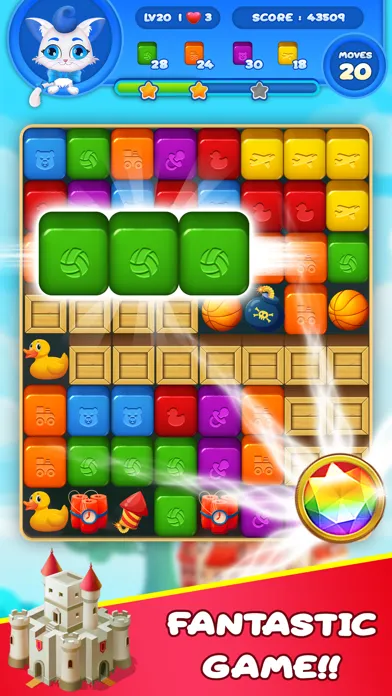 Pop Cubes : Match 2 & Blast スクリーンショット