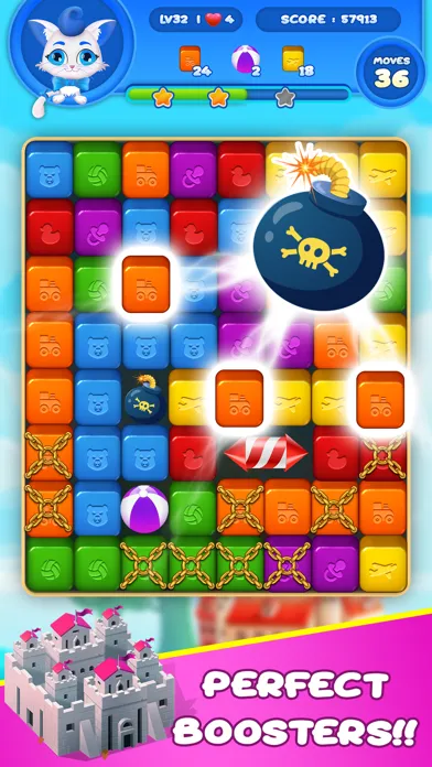 Pop Cubes : Match 2 & Blast スクリーンショット