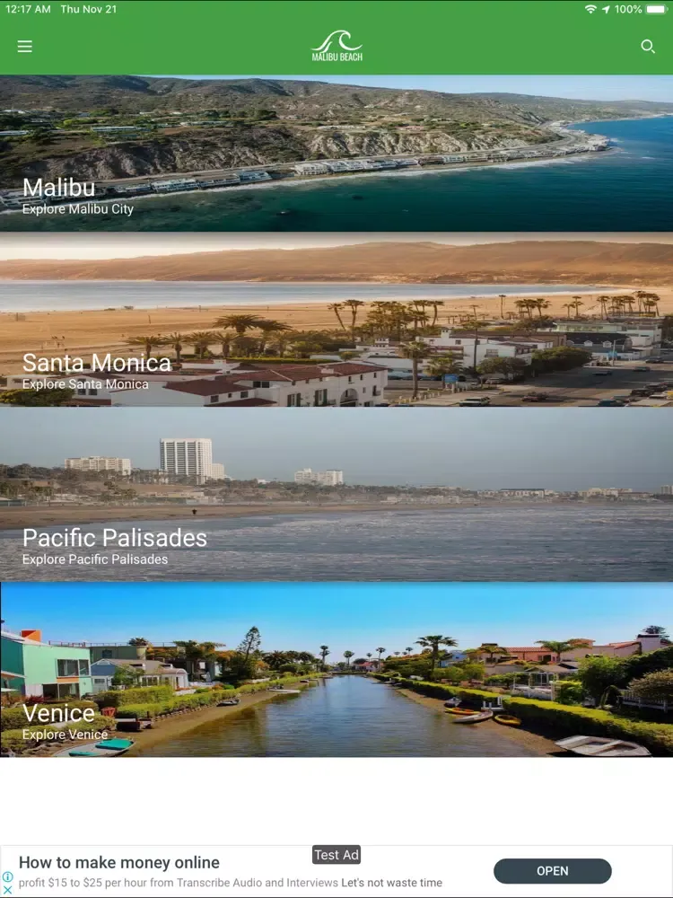 Zrzuty ekranu Malibu Beach iPad 