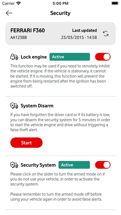 My Connected Vehicle स्क्रीनशॉट
