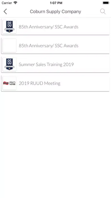 Coburn Supply Company Events स्क्रीनशॉट