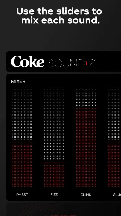 Capturas de pantalla de Coke SoundZ by Coca-Cola®