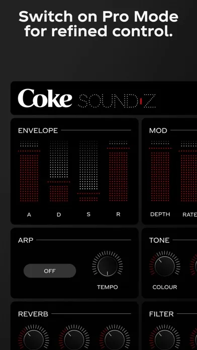 Capturas de pantalla de Coke SoundZ by Coca-Cola®