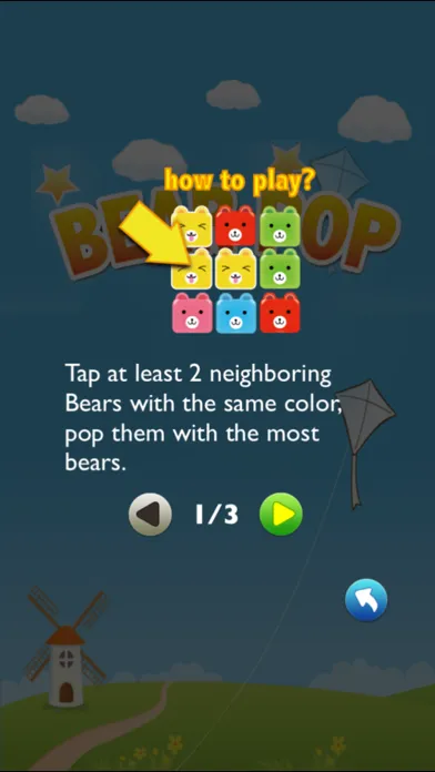 ภาพหน้าจอของ Bear Pop