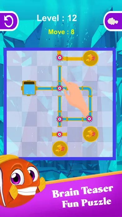Capturas de tela do Save The Fish : Pipes Connect