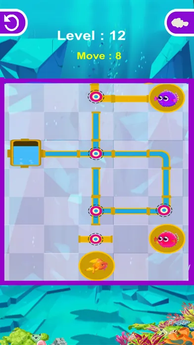 Capturas de tela do Save The Fish : Pipes Connect