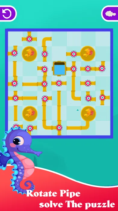 Capturas de tela do Save The Fish : Pipes Connect
