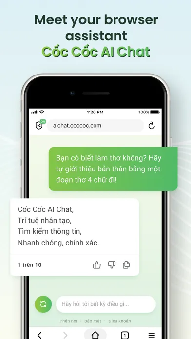 Cốc Cốc: Web Browser & Adblock Screenshots