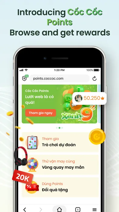 Cốc Cốc: Web Browser & Adblock Screenshots