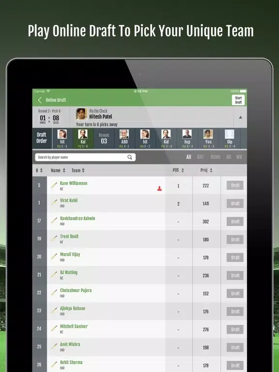 Скриншоты COC CB Fantasy Sports iPad 