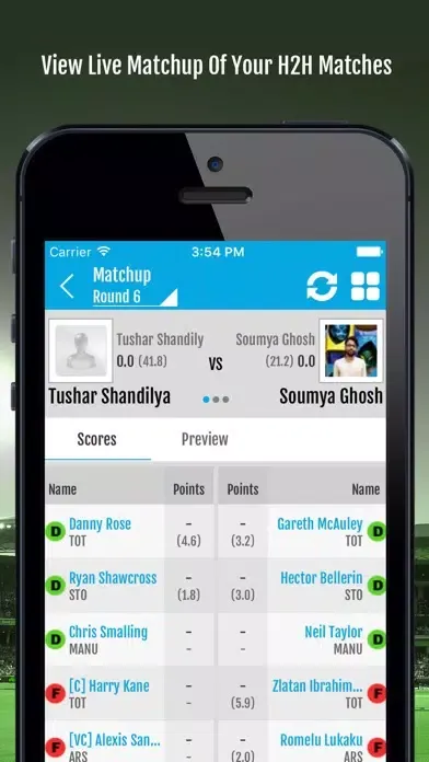 Скриншоты COC CB Fantasy Sports