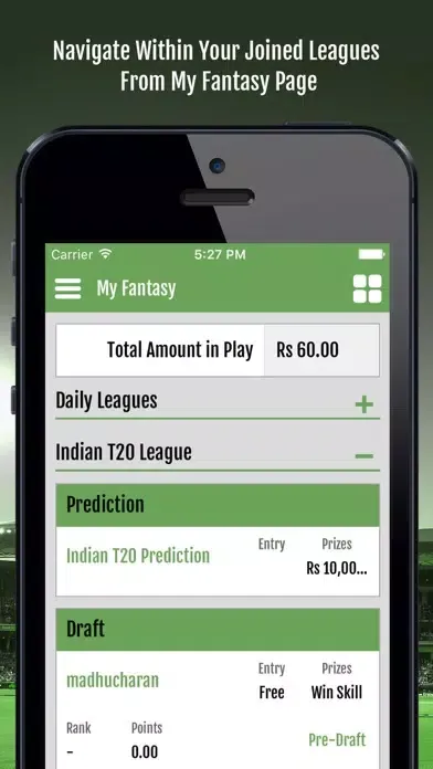 Скриншоты COC CB Fantasy Sports