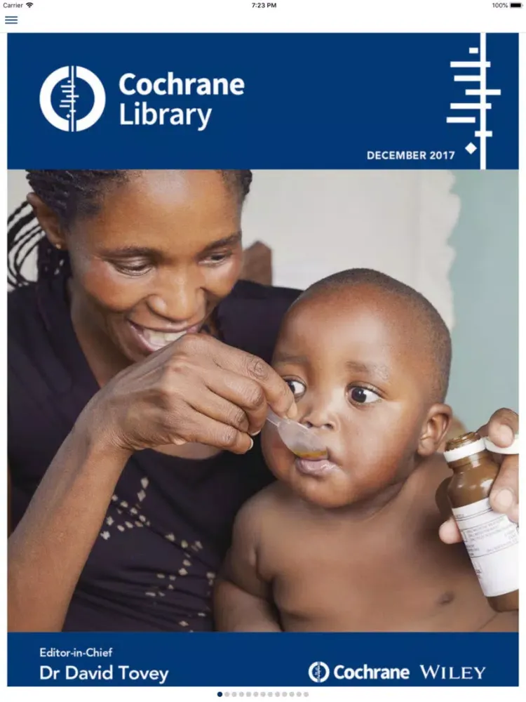 صور Cochrane Library iPad 