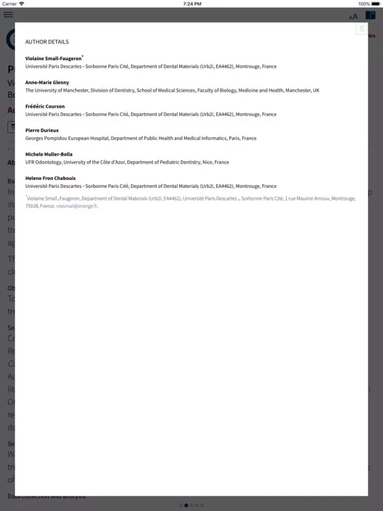 صور Cochrane Library iPad 