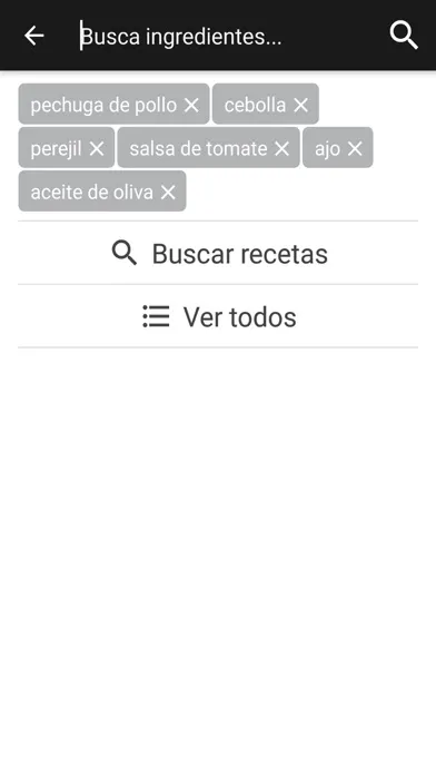 Cocina con lo que tienes 스크린샷
