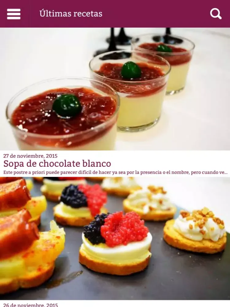Ảnh chụp màn hình của Cocina Familiar - Recetas iPad 