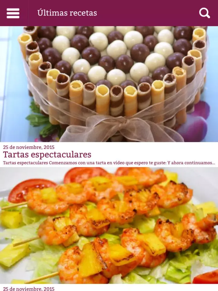 Ảnh chụp màn hình của Cocina Familiar - Recetas iPad 