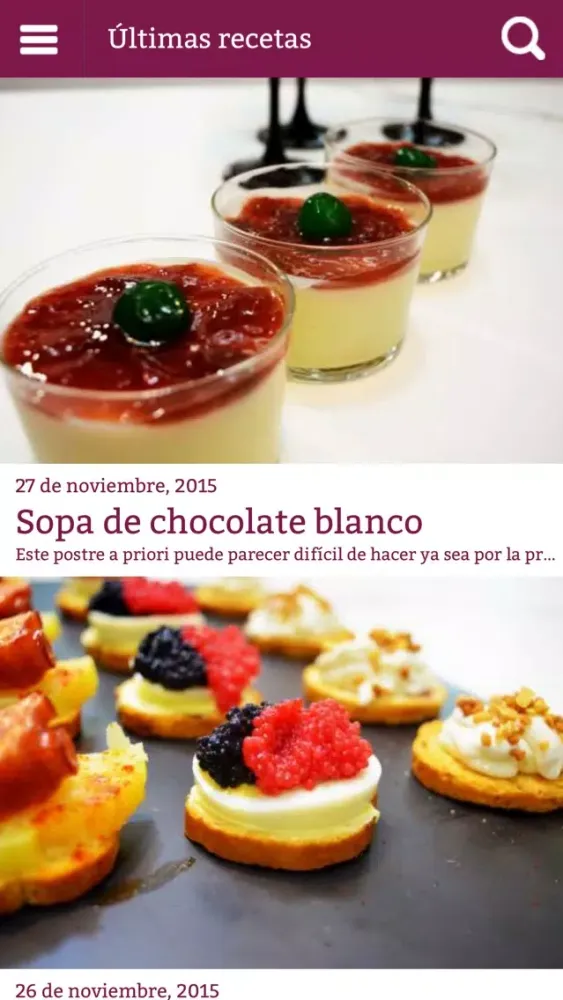 Ảnh chụp màn hình của Cocina Familiar - Recetas