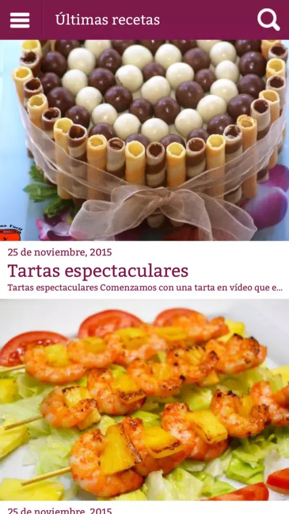 Ảnh chụp màn hình của Cocina Familiar - Recetas