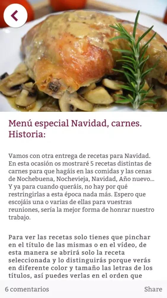Ảnh chụp màn hình của Cocina Familiar - Recetas