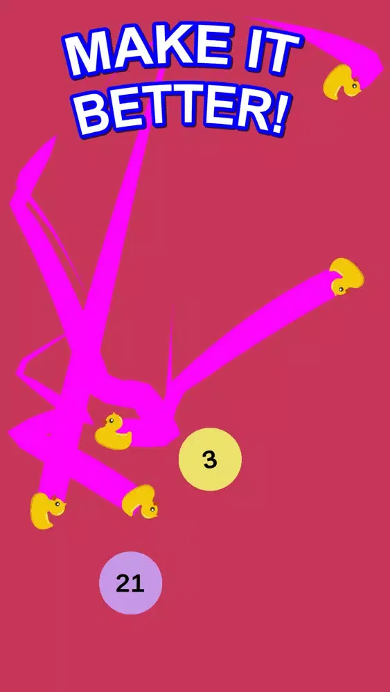 Duck it! Hard balls falling Screenshots