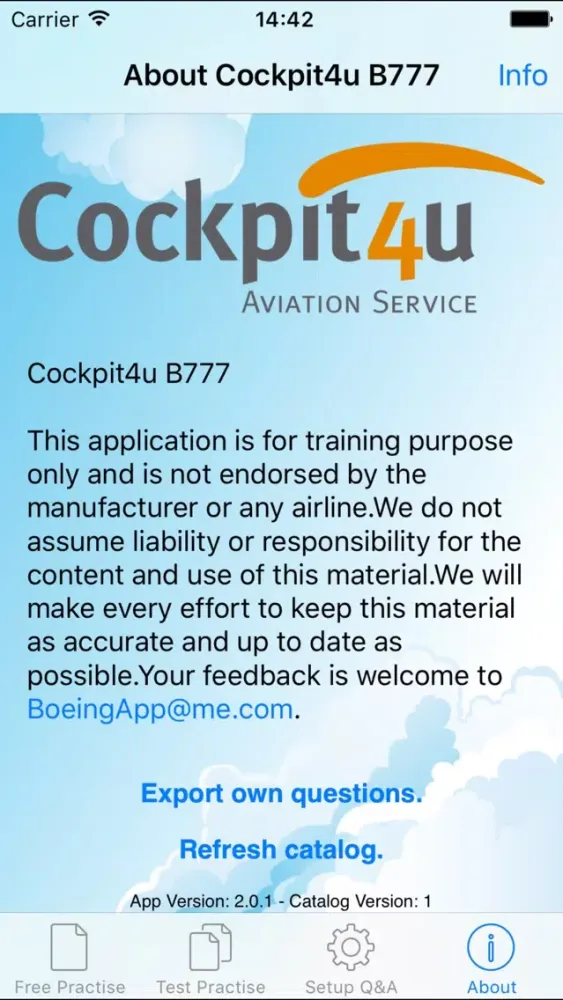 Screenshot di Cockpit4u B777