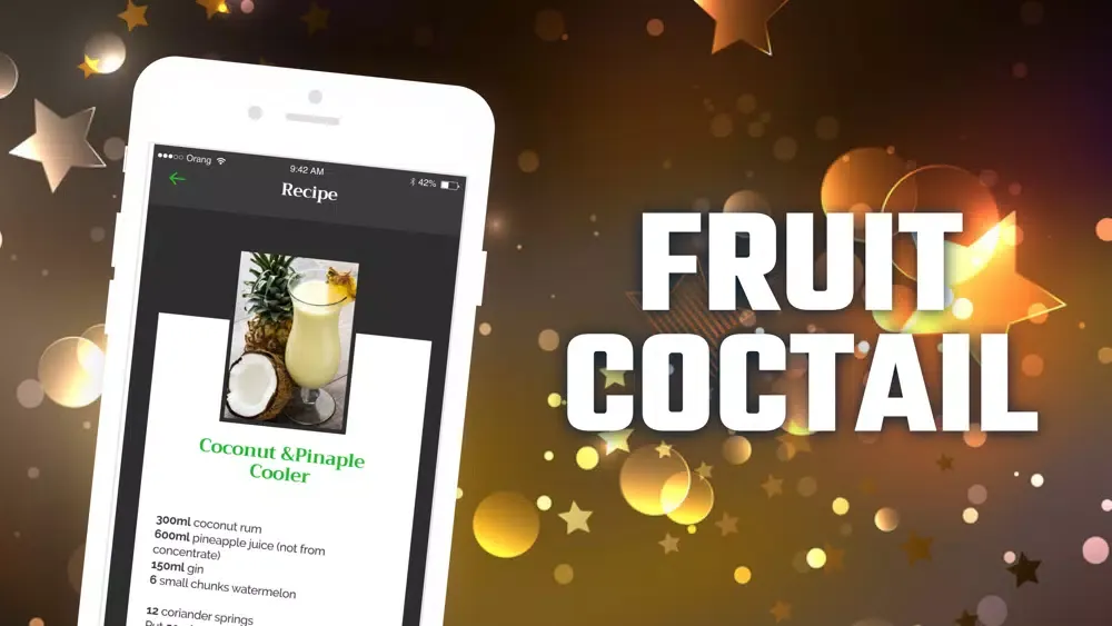 FruitBar: cocktail recipes 스크린샷