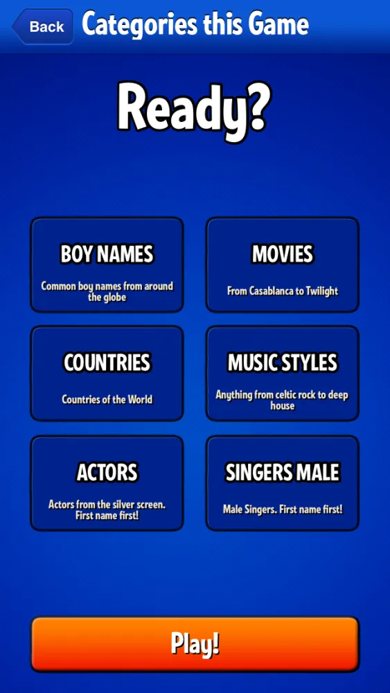 Capturas de tela do Babble!