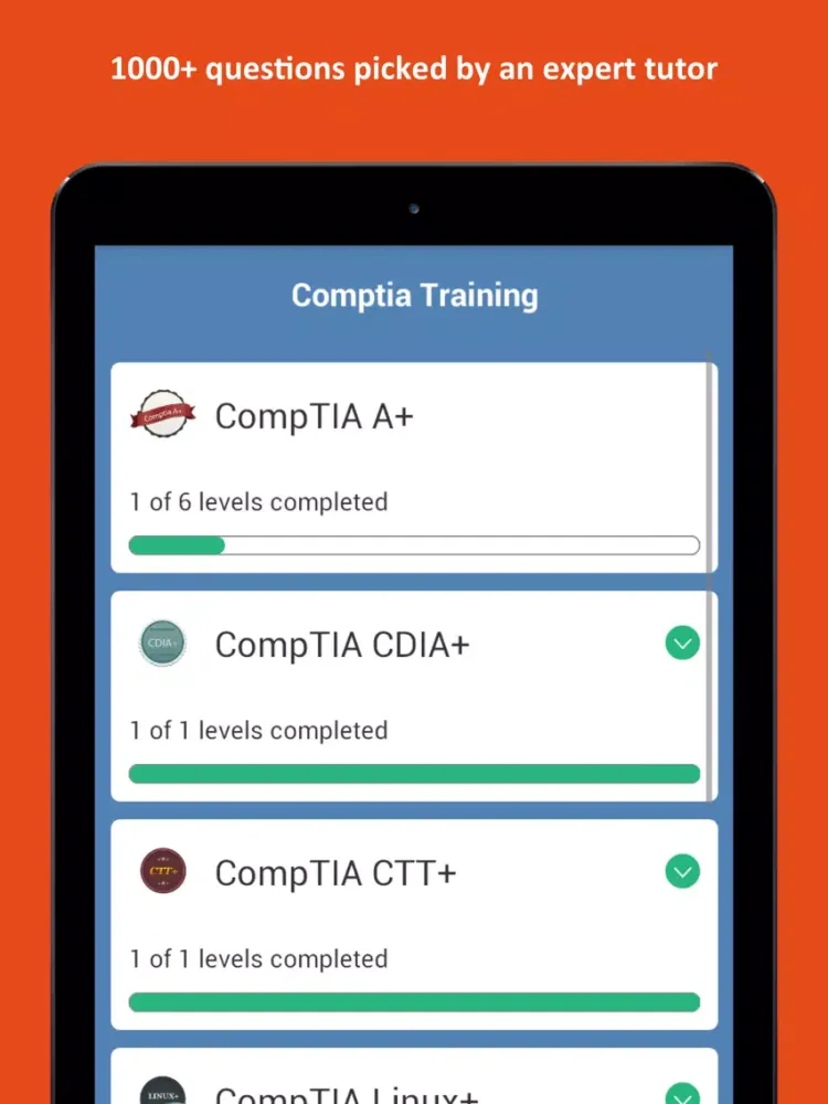 CompTIA A+ Practice Test iPad 应用截图