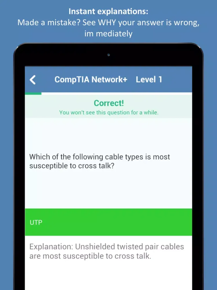 CompTIA A+ Practice Test iPad 应用截图