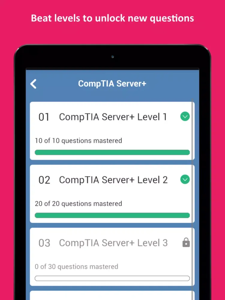 CompTIA A+ Practice Test iPad 应用截图