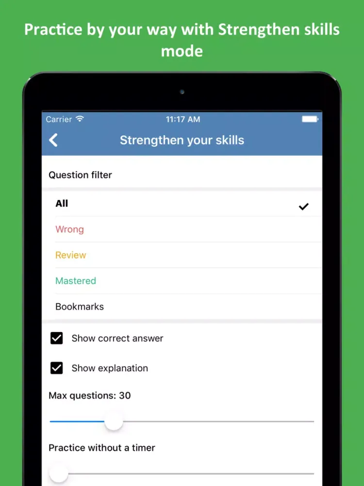 CompTIA A+ Practice Test iPad 应用截图