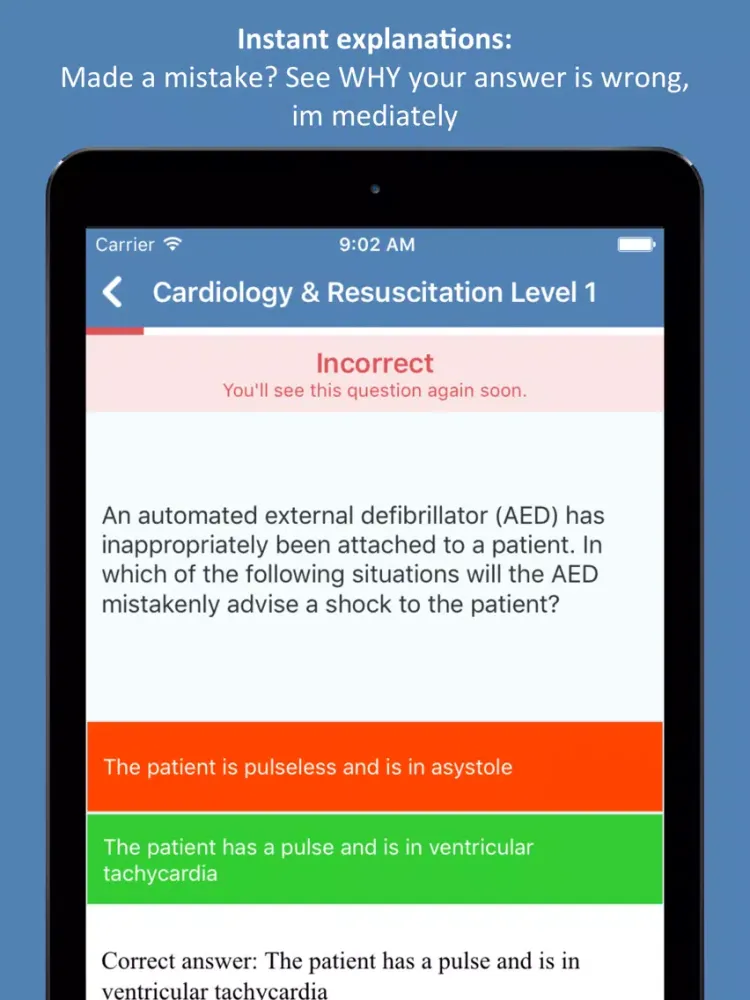Скриншоты EMT® Practice Test iPad 