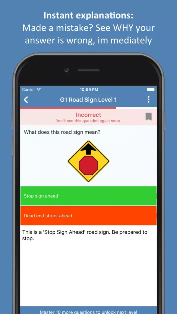 Ontario G1 Practice Test स्क्रीनशॉट