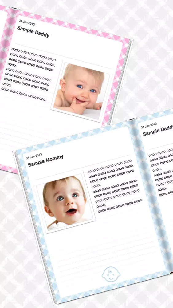 Capturas de tela do Piyo Pub (Child Rearing Diary Editor)
