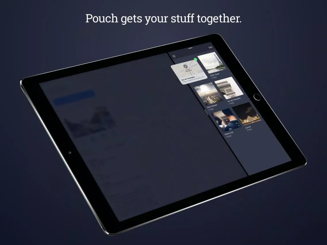 Tangkapan skrin Scrawl Pouch iPad 