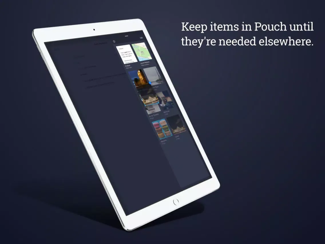 Tangkapan skrin Scrawl Pouch iPad 