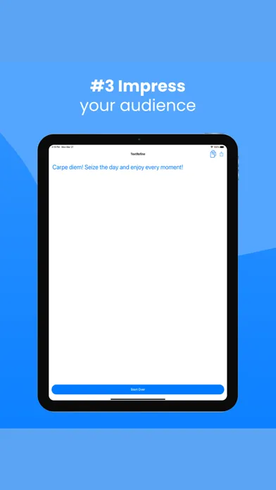 Tangkapan layar Text Refine Message Editor