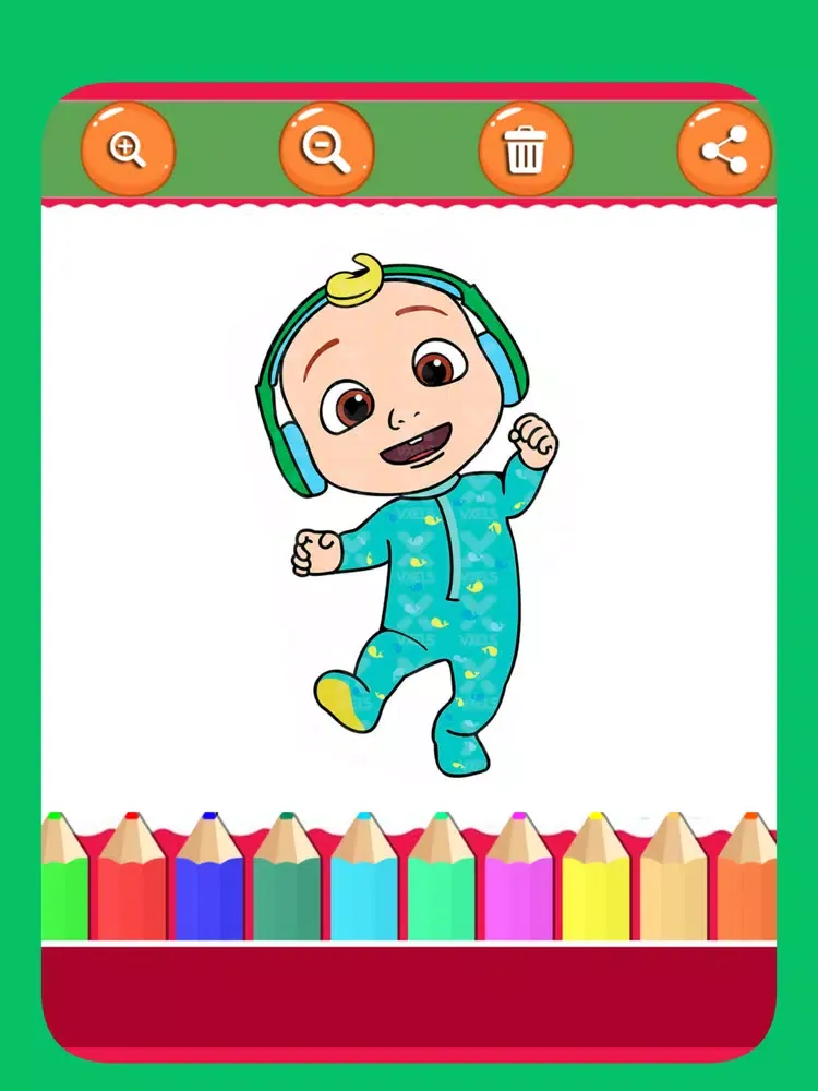 Capturas de pantalla de Cocomelon Coloring iPad 
