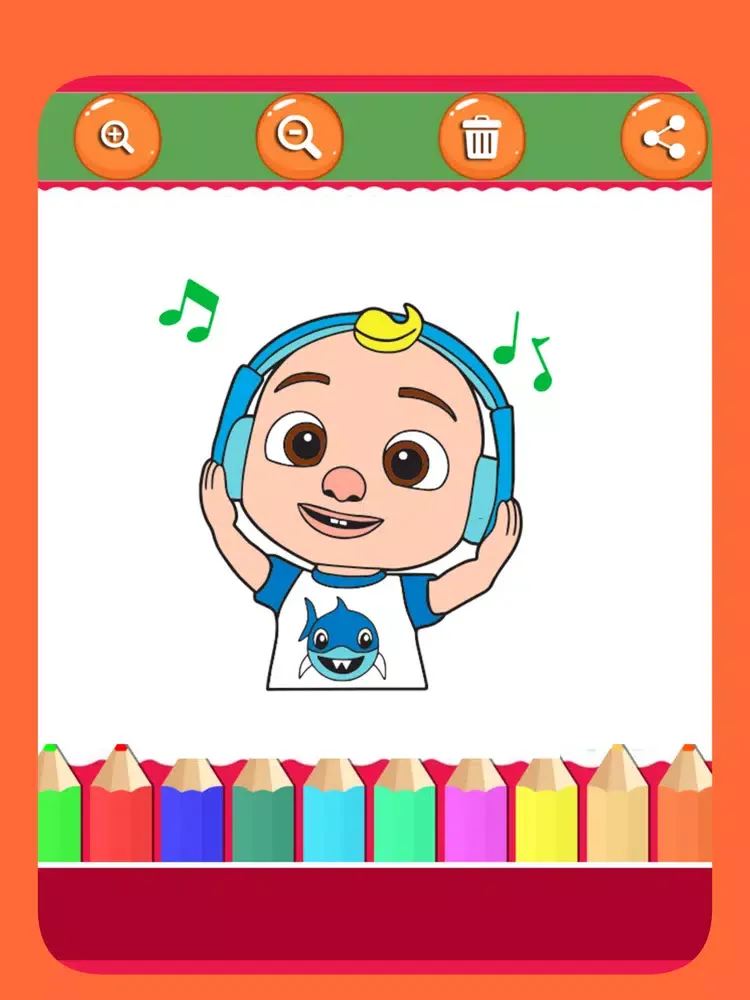 Capturas de pantalla de Cocomelon Coloring iPad 