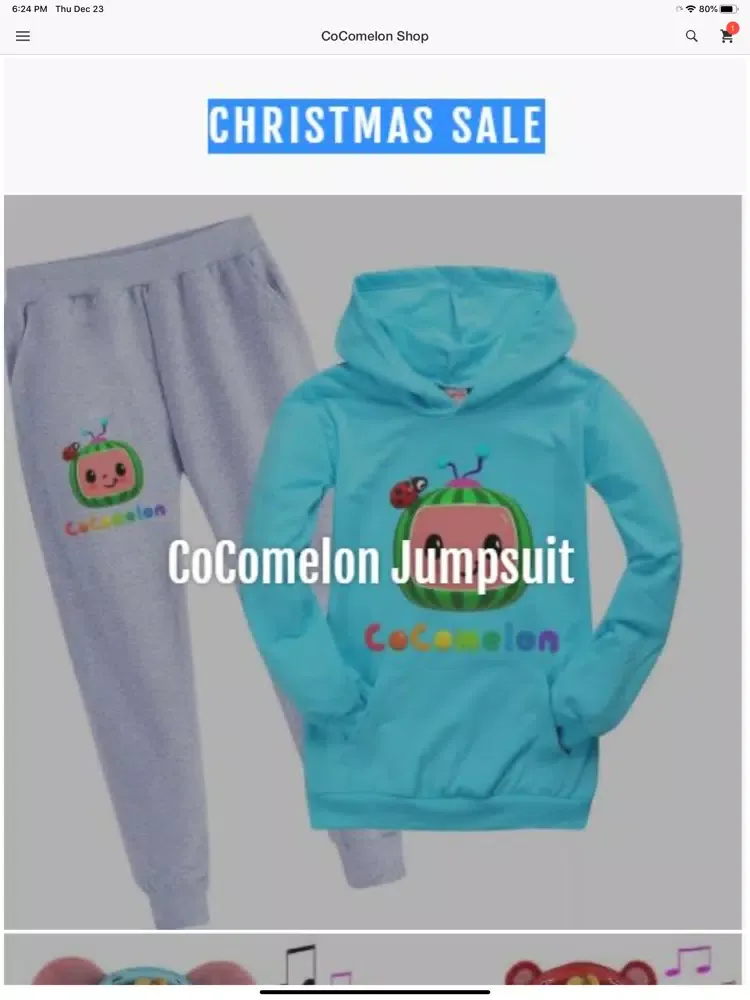 Ảnh chụp màn hình của cocomelon shop iPad 