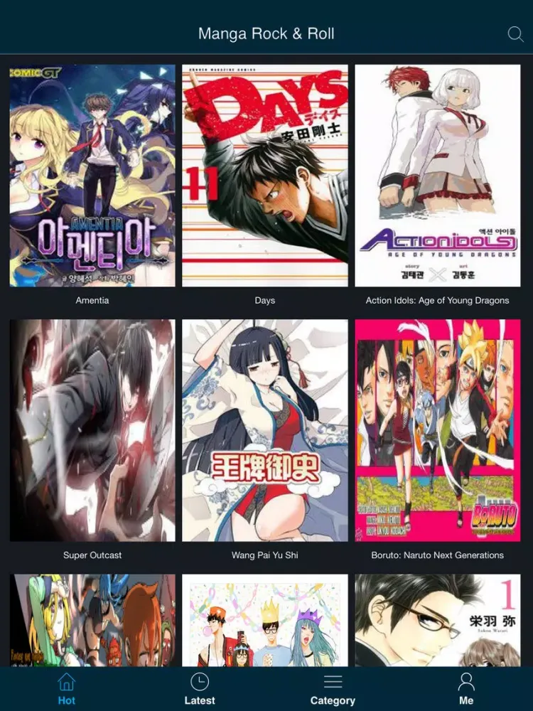 Manga Rock and Roll - Free Manga and Comic Reader iPad  Screenshots