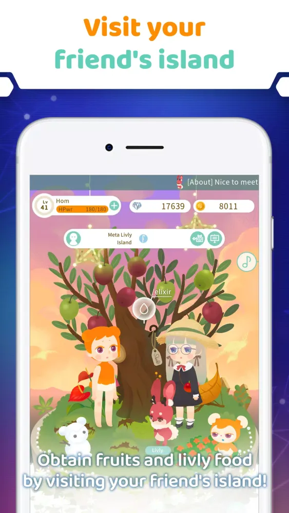 Captures d'écran de Meta Livly