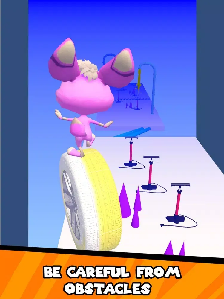 Tangkapan skrin Fast Tire 3D iPad 