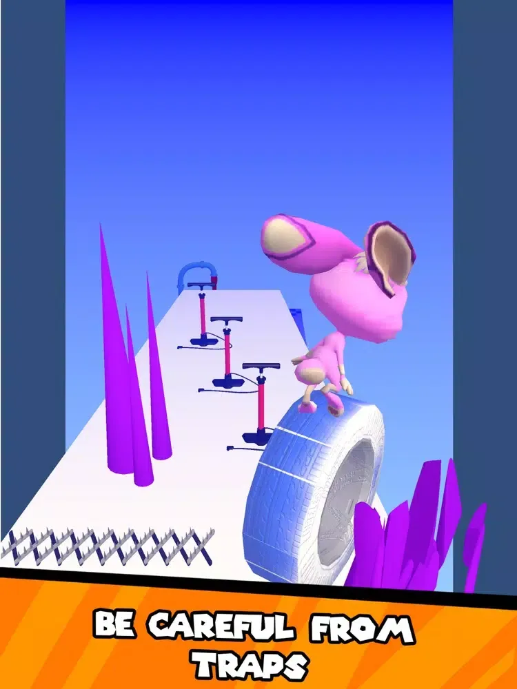 Tangkapan skrin Fast Tire 3D iPad 